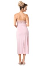 Pikk elegantne öösärk – Jasmine Long, roosa - Pilt 3